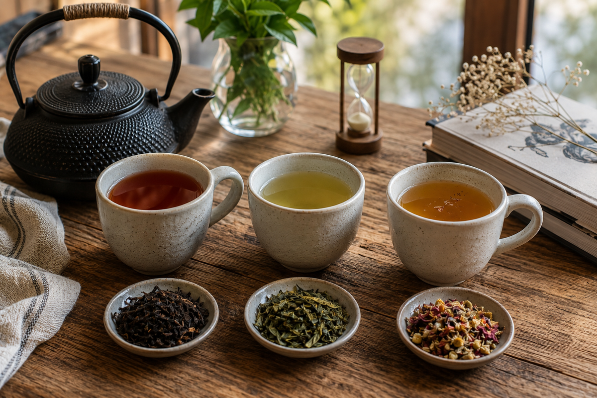 How to Brew Loose Leaf Tea: The Right Time for Black, Green & Herbal Tea